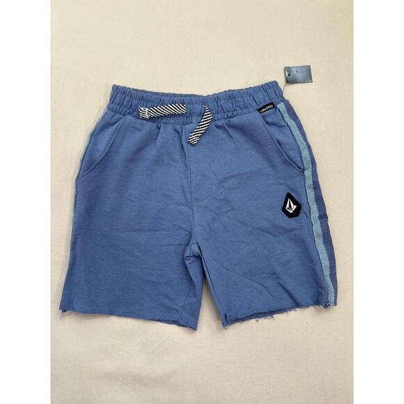 Volcom Clothing Set Kids Size 3T Blue Striped TShirt Elastic Waistband Casual - Picture 2 of 12